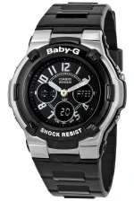 Baby G Shock Resistant Black MultiFunction Sport Ladies Watch BGA1101B2